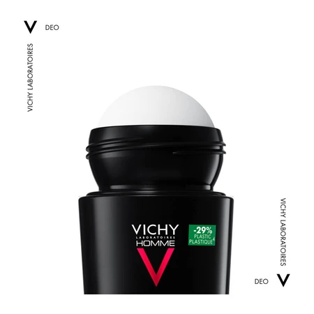 Deodorant 96h Roll-On 2x50ml Vichy Homme