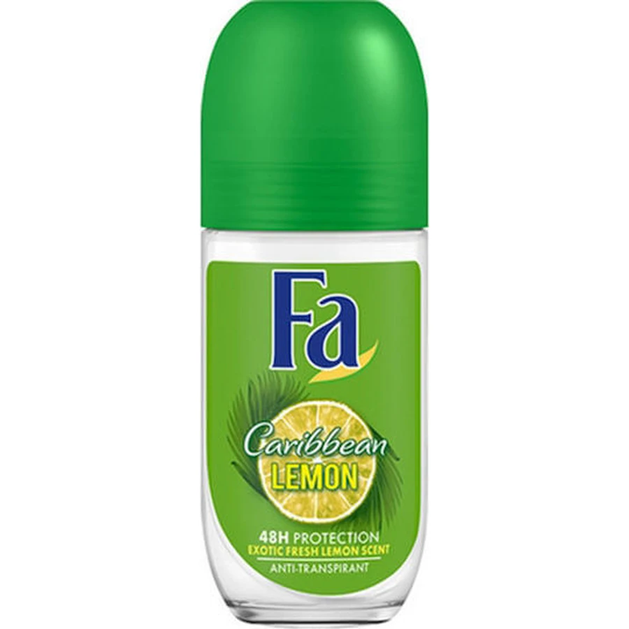 Fa Caribbean Lemon Desodorante 48h en Roll-On 50ml
