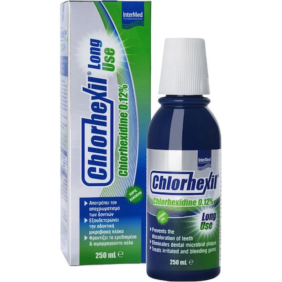 InterMed Chlorhexil 0,12% Płyn do płukania ust o przedłużonym działaniu: ceny i cechy