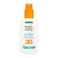 Garnier Invisible Protect Refresh Spray de protection solaire pour le visage et le corps SPF30 150ml