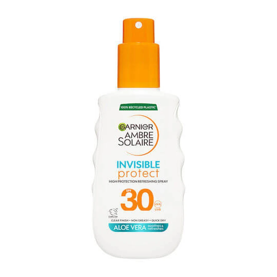 Garnier Invisible Protect Refresh Spray de protection solaire pour le visage et le corps SPF30 150ml