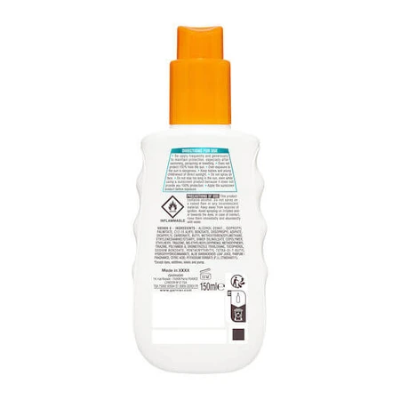 Garnier Invisible Protect Refresh Spray de protection solaire pour le visage et le corps SPF30 150ml