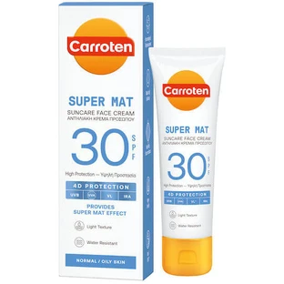 Carroten Super Mat Crema solar resistente al agua SPF30 50ml