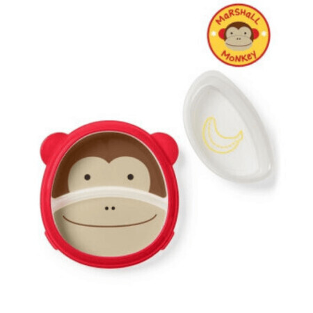Set d'assiettes et de bols Smart Zoo - Monkey, SkipHop