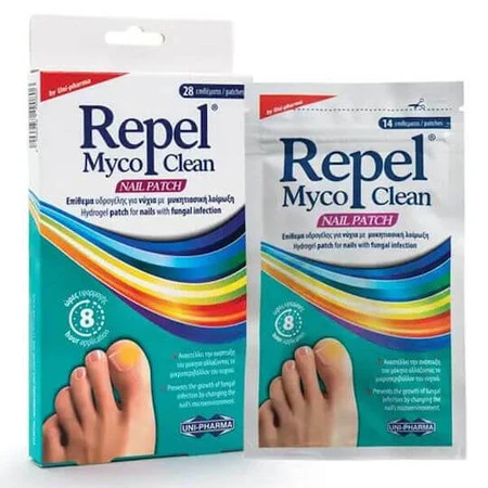 UNI-PHARMA Repel Myco Clean Parche Para Hongos De Las Uñas 28 Piezas