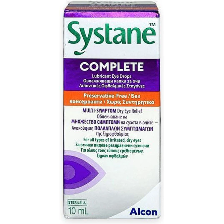 Systane Complete Eye Drops for Dry Eyes 10ml