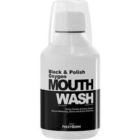 Bain de bouche à l'oxygène Frezyderm Black & Polish