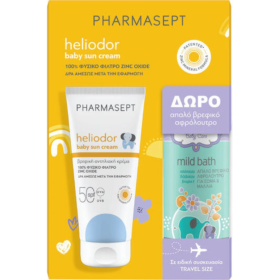 Pharmasept Heliodor Crema Solar Impermeable Bebé Emulsión SPF50 100ml