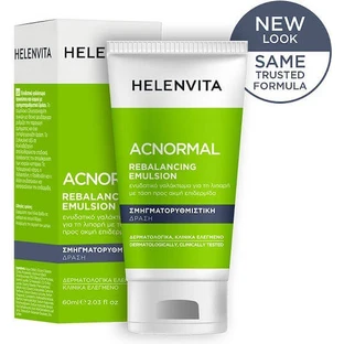 Helenvita ACNormal 24h Rekonstruktive und regulierende Gesichtsemulsion gegen Hautunreinheiten und Akne mit Hyaluronsäure und Aloe Vera 60ml