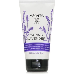 Apivita Caring Lavendel Caring Lavendel Feuchtigkeitscreme mit Lavendelduft für trockene und empfindliche Haut 150ml