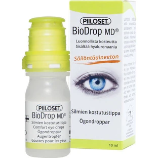 Piiloset BioDrop MD Gotas Oftálmicas de Ácido Hialurónico para Ojos Secos 10ml