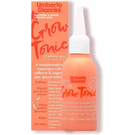 Umberto Giannini Grow Tonic Hair ampułka przeciw wypadaniu włosów 75ml: ceny i cechy