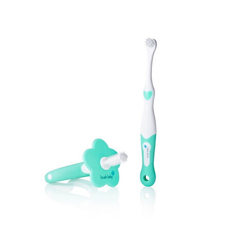 Ensemble d'hygiène buccale My First Brush et My First Pacifier, 0-18 mois, Brush Baby