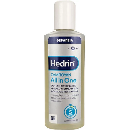 Hedrin Shampooing et peigne anti-poux pour enfants 100ml 1pc