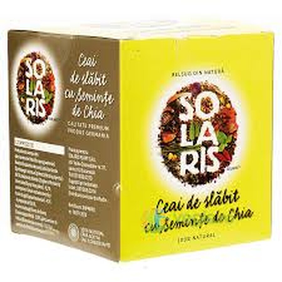 Slimming tea with chia seeds, 20 sachets, Solaris