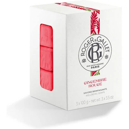 Roger & Gallet Gingembre Rouge Körperseife Bar 3x100gr