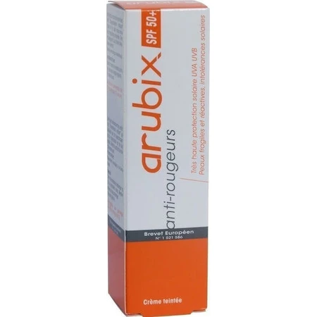 Arubix Teintee Krem przeciwsłoneczny do twarzy SPF50 z pigmentem 40ml: ceny i cechy