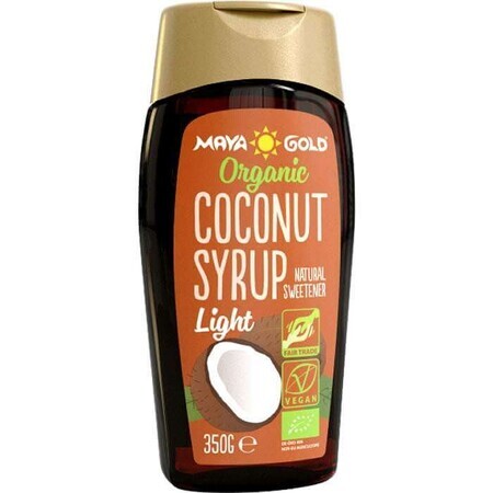 Sirop de coco léger biologique, 350 gr, Maya Gold