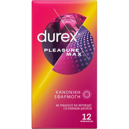 Durex Prezervative Pleasuremax Geribbeld 6st