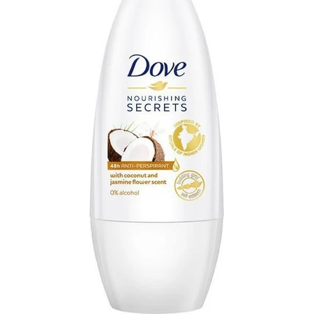 Dove Nourishing Secrets Restoring Ritual Coconut & Jasmine Flower Deodorant Deodorant 48h Roll-On 50ml