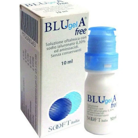Sooft Italia Blugel A Free Krople do oczu z kwasem hialuronowym 10ml: ceny i cechy
