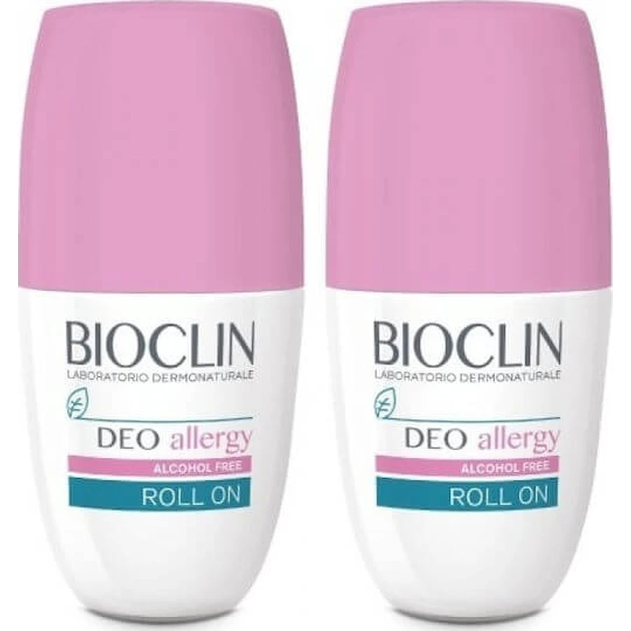 Bioclin Deo Alergia Sin Alcohol Desodorante Roll-On 2x25ml