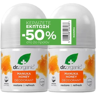 Dr.Organic Manuka Honing Deodorant Roll-On 2x50ml