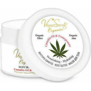 Venus Secrets Organic Olive and Pomegranate Moisturising Body Butter for all skin types 125ml