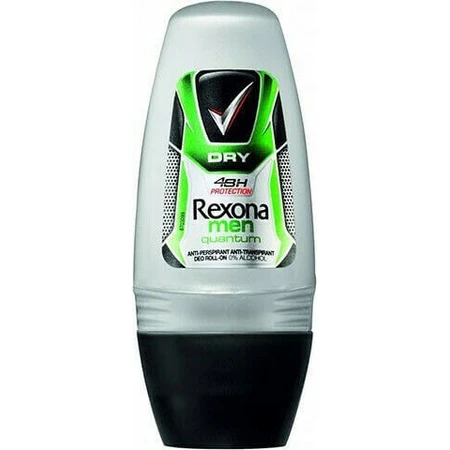 Rexona Men Quantum Dry 48h Protection Anti-transpirant Anti-transpirant 0% Alcool Déo Déodorant 48h en Roll-On 50ml