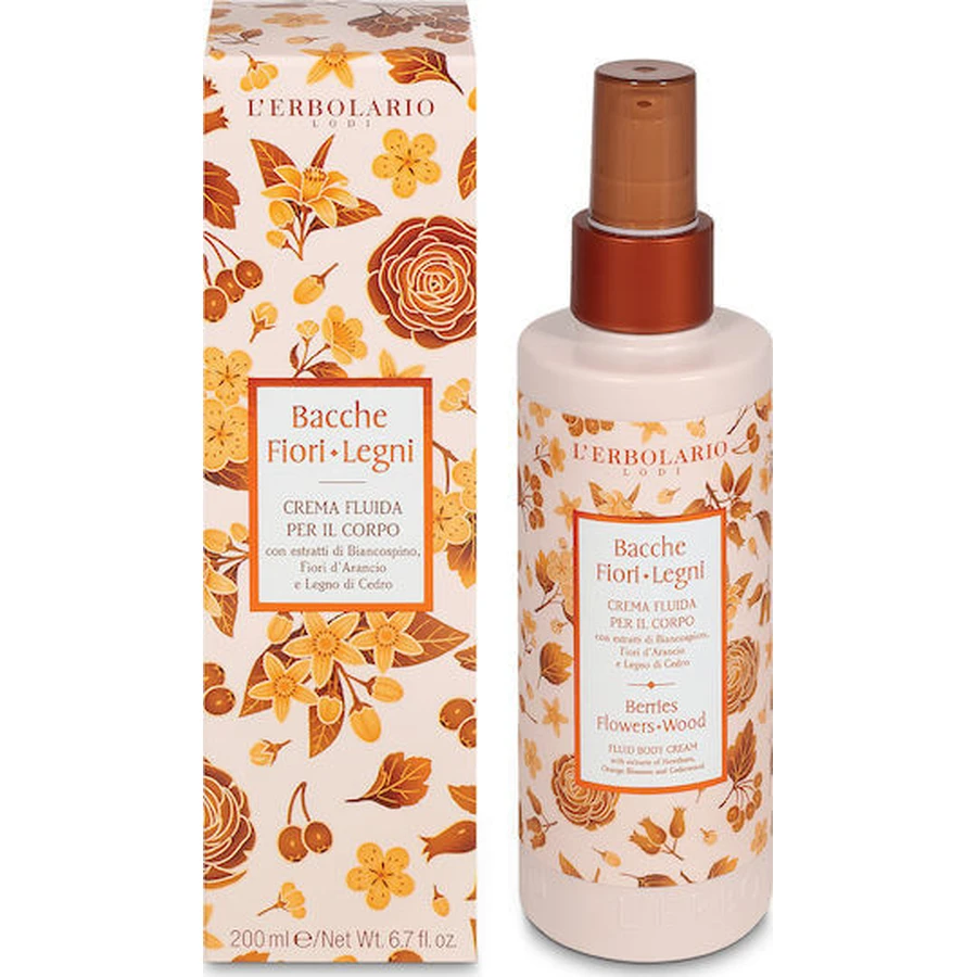 L' Erbolario Berries Flowers Wood Nawilżający krem do ciała dla wszystkich rodzajów skóry 200ml: ceny i cechy