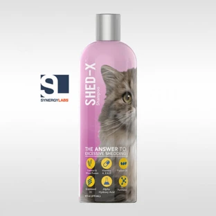 SHED-X Anti-Napping Shampoo for Cats, Synergy Labs, 237 ml
