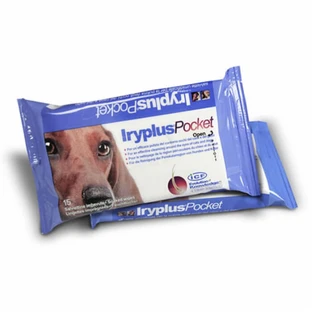 Iryplus Pocket, Packung mit 20 Feuchttüchern für Hunde und Katzen