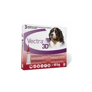 Vectra 3D spot-on solution for dogs >40kg, 1 pipette