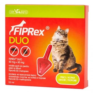 Fiprex Duo Cat x 1 antiparasitäre Pipette