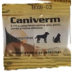 1 tbl Caniverm 0,175 gr (for cats and small dogs)