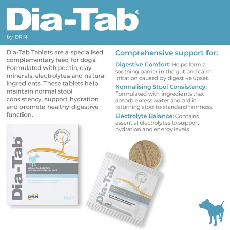 Dia-Tab, supplement for dogs, 6 tablets x 5 g