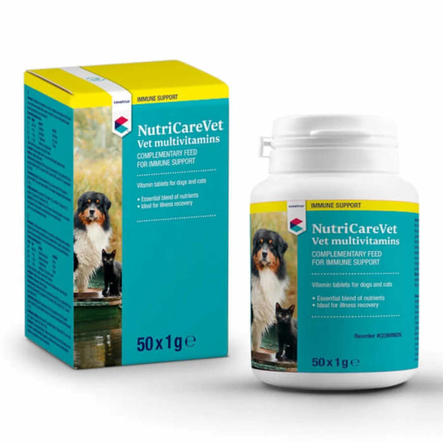 NutriCareVet Multivitaminen Tabletten voor Katten & Honden 50 stuks