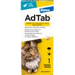 AdTab 48 mg chewable tablets for cats against fleas and ticks (2-8 kg) - 1 tablet