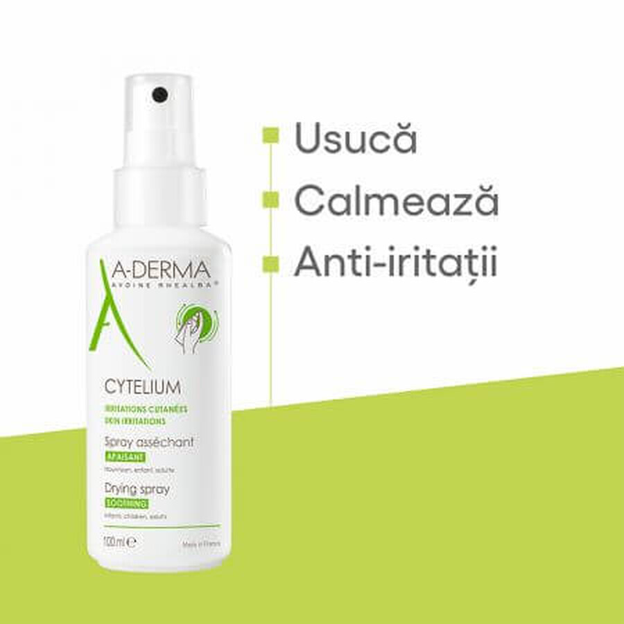 A-Derma Cytelium Lotion apaisante en spray pour les peaux irritées, 100 ml