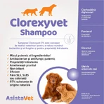 Antyseptyczny i nawilżający szampon dermatologiczny z chlorheksydyną 3% Clorexyvet: ceny i cechy