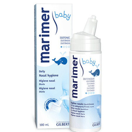 Spray nazal Marimer Izotonic Baby, 100 ml, Gilbert