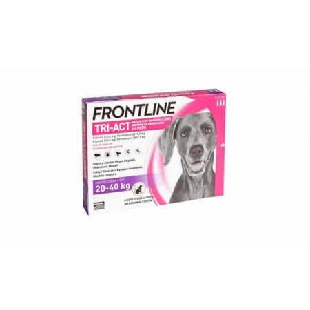 Frontline Tri-act L spot on für Hunde 20-40 kg - 1 antiparasitäre Pipette