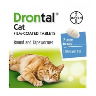 Drontal Cat, 1 tablet
