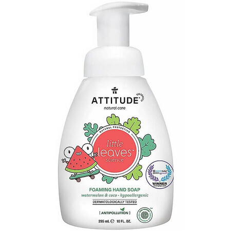 Handschaum mit Wassermelone und Kokosnuss, 295 ml, BabyLeaves, Attitude