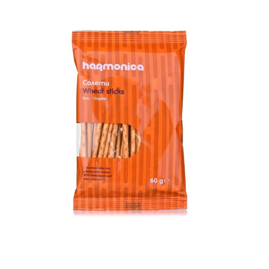 Bâtonnets de farine de blé biologique, 50 gr, Harmonica