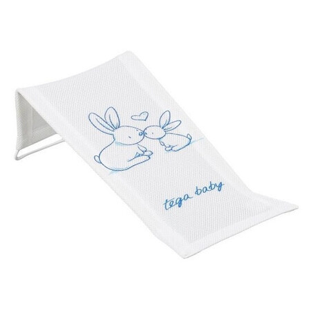 Supporto tessile da bagno Bunny, bianco, Tega baby