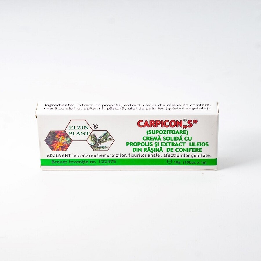 Zetpil Carpicon S, 10x1,5 g, Elzin Plant