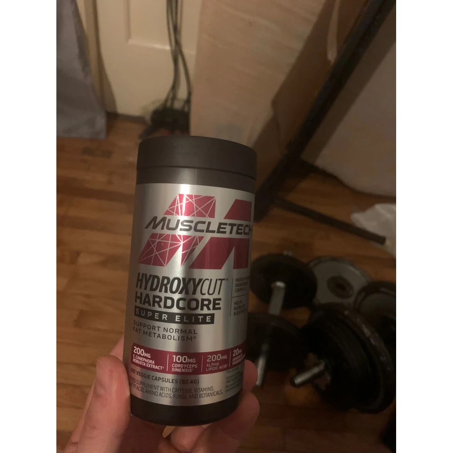 MuscleTech Hydroxycut Hardcore Super Elite 100 cápsulas vegetales