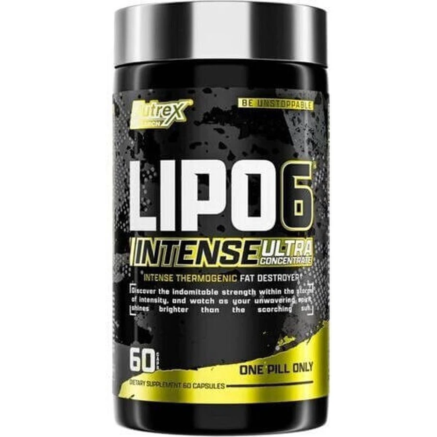 Nutrex Lipo 6 Black Intense Ultra Concentraat met Niet-gearomatiseerde Smaak 60 capsules