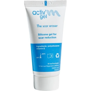 Activ'm Scar Gel Silicone Gel for Scar Treatment Therapy Gel for the Prevention and Treatment of Hypertrophic Scars and Keloids 20g
